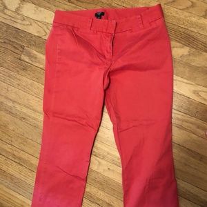 J Crew City Fit Chino Pants - Nantucket Red